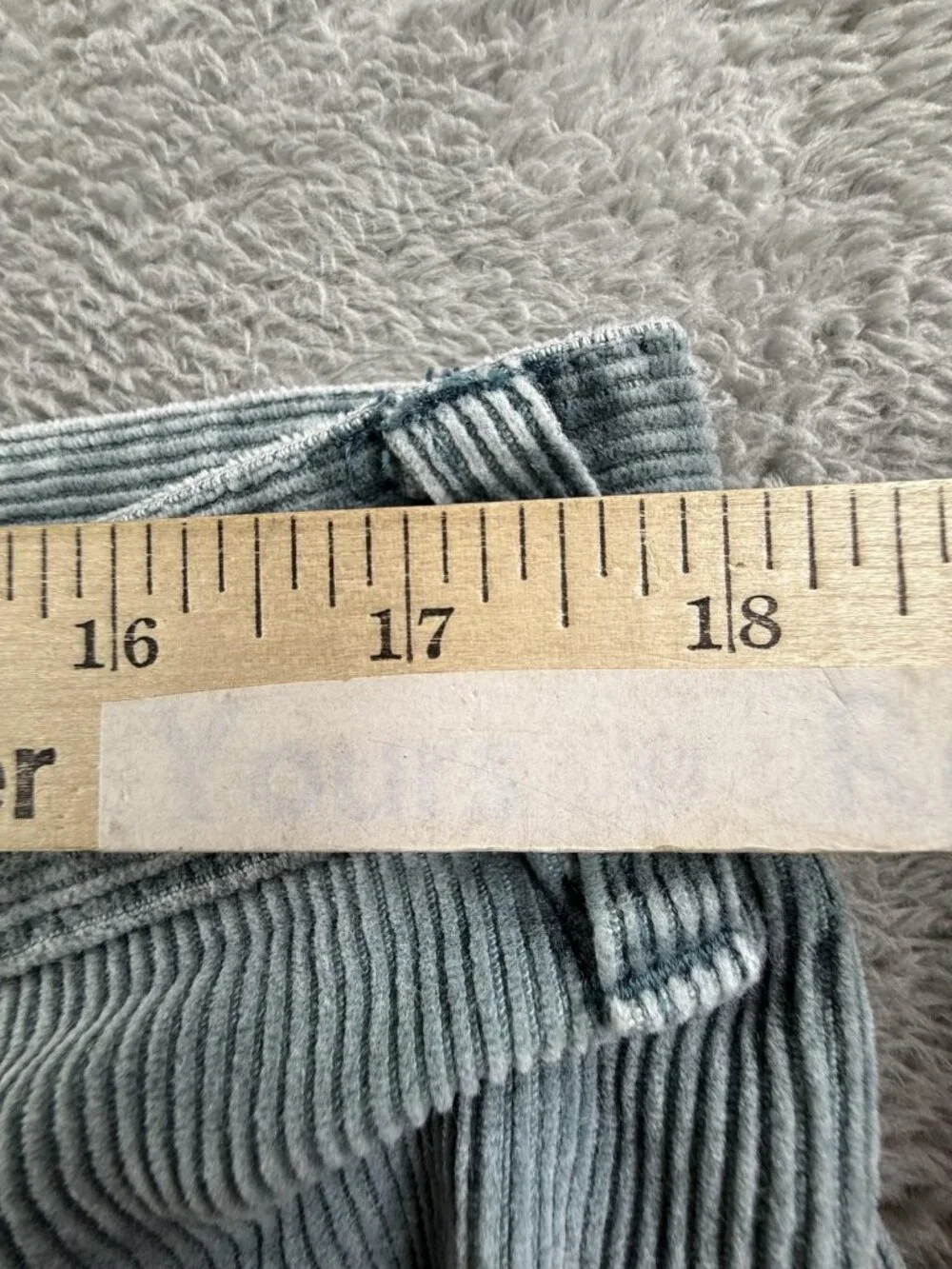 Vintage Eddie Bauer Pants Mens 36x32 Green Corduroy Outdoor Straight Leg Preppy
